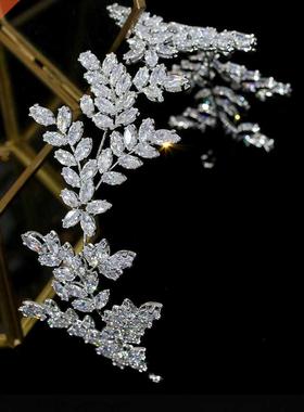 ASNORA New Tiaras High-Quality Wedding Hair Accessories 3A C