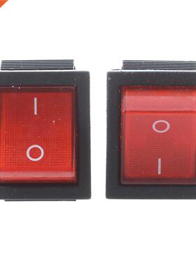 16A/250VAC 20A/125VAC Rood Lampje 4 Pin OP/OFF DPST Tuimelsc