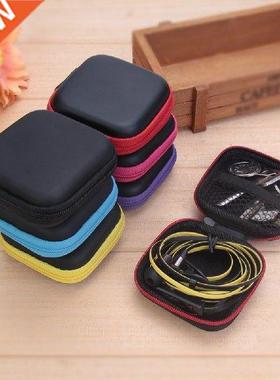Mini Round EVA Case Headphone Bluetooth-compatible Earphone