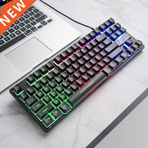ZIYOYULANG K16 87-key Rainbow Backlit Keyboard, 19-Key