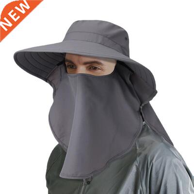 Breathable Sunscreen Sun Hats Women Men Bucket Hat with Neck