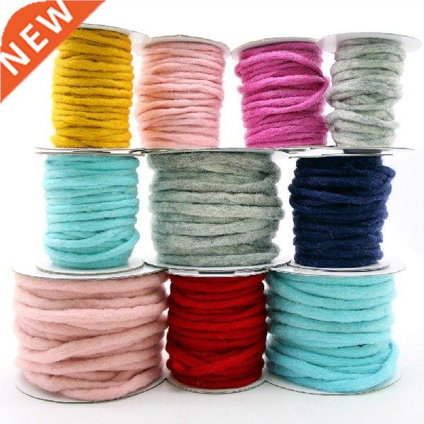 3/7MM Round Wool Ribbons Belt Home Wedding Bouquet DIY