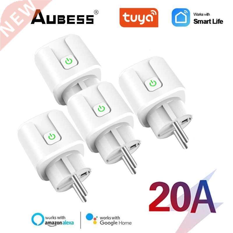AUBESS Smart Socket ZigBee EU Plug 20A Timing Function Tuya