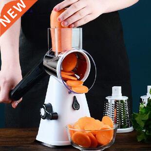 Manual Potato Carrot Grater Slicer Vegetable Cutter Round