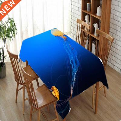 Pattern Underwater World of Jellyfish Rectangular