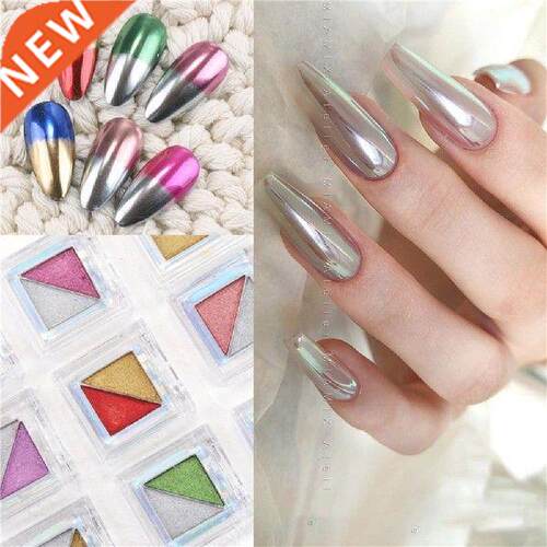 Nail Powder Safe Portable Multicolor Two-color Solid Mirror