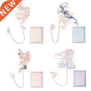1Pc Hollow Metal Bookmark Chinese Style Classical Delicate B