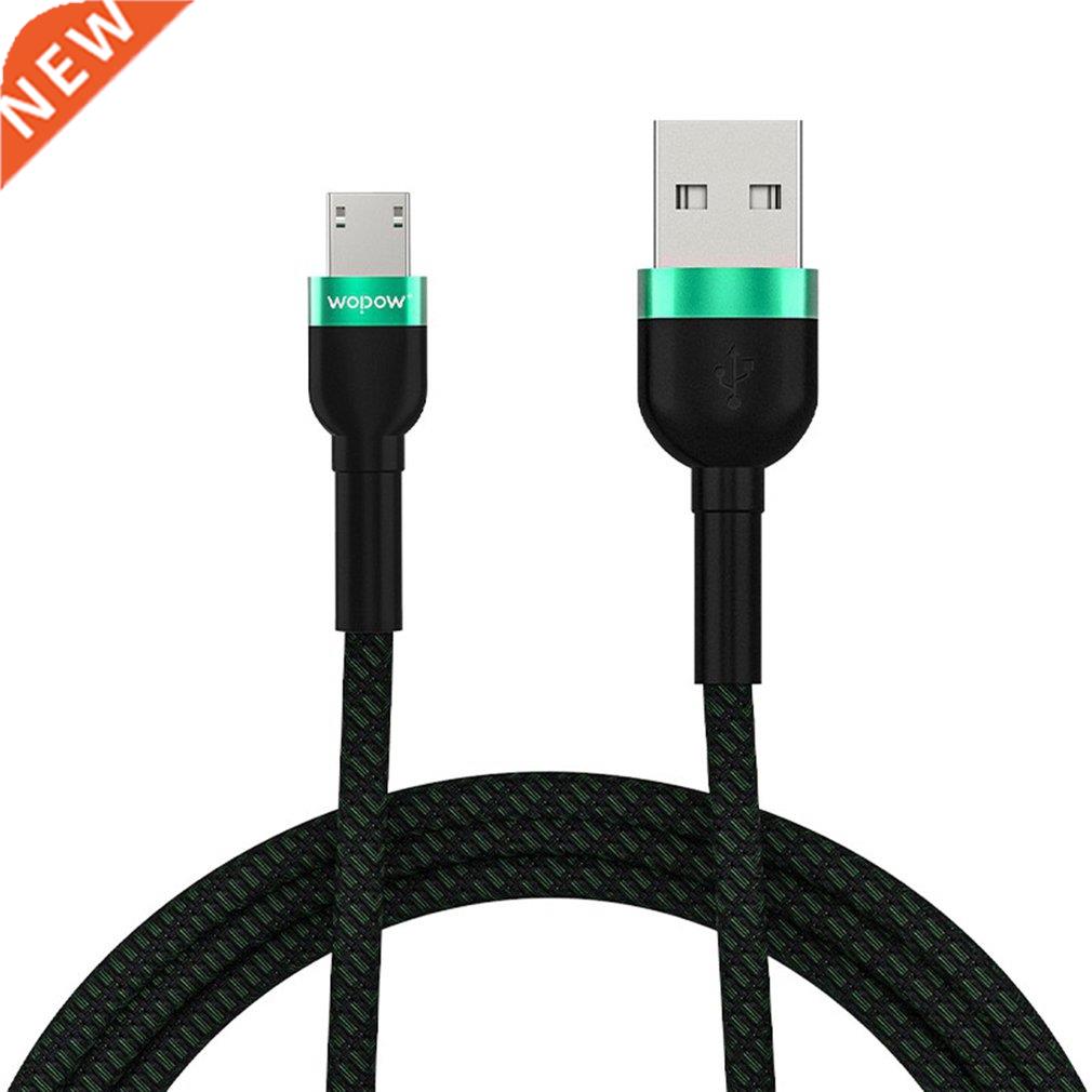 Micro USB Fabric Cable 1.2m QC.0 Fast Charging Cable For Re