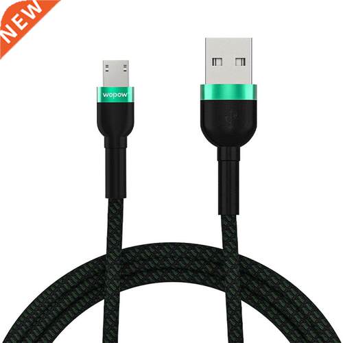 Micro USB Fabric Cable 1.2m QC.0 Fast Charging Cable For Re