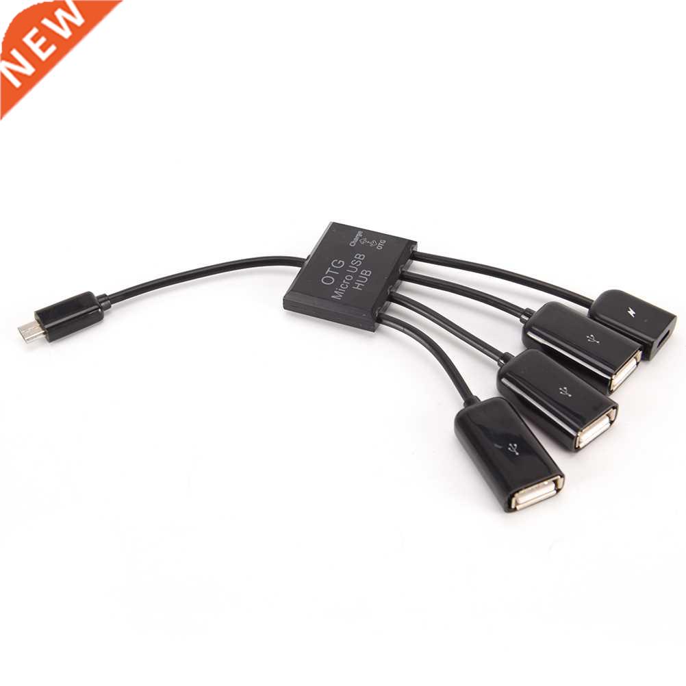 Multi-function USB 2.0 4 in 1 Micro USB Host OTG Charge Hub