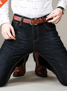 SULEE Brand Men Jeans Famous Brand 2022 Slim Straight Busine