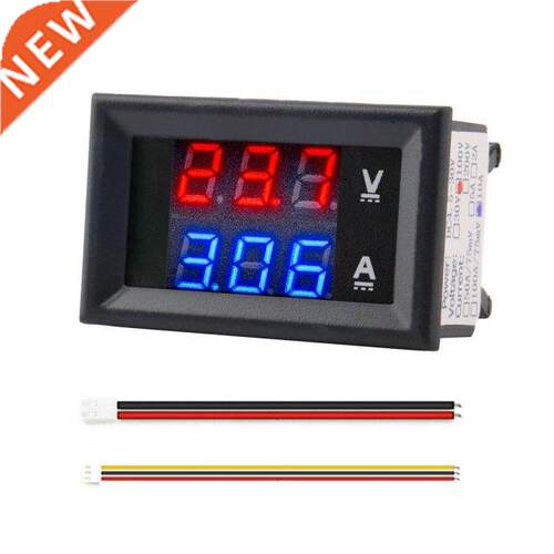DC 0-100V 10A LED Digital Voltmeter Ammeter LED Dual Digital