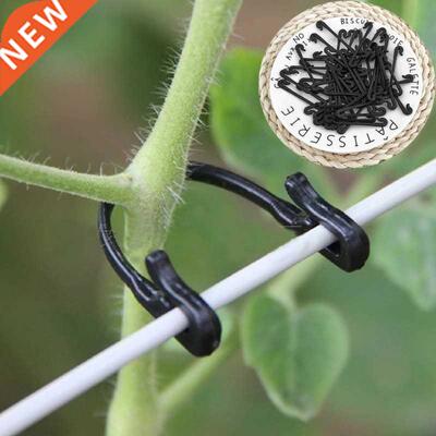 50Pcs Plastic Plant Support Clips for Tomato Hanging Trellis