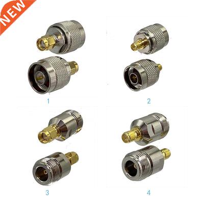 1pcs Connector Adapter RP SMA to N Male Plug & Femal