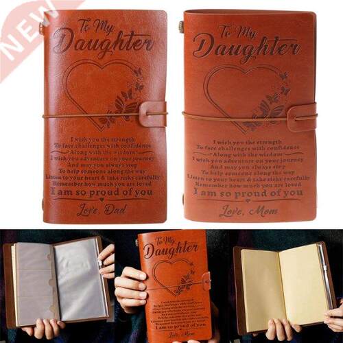 1 Pc Vintage Engraved Faux Leather Journal Notebook Diary to