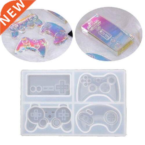 4 Styles Game Consoles Handle Pendant Silicone Resin Mold
