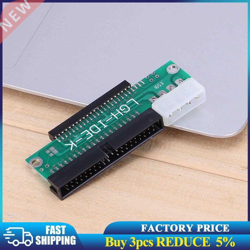 1pc .5 IDE Male to 2.5 IDE Female 44pin To 40pin Converter