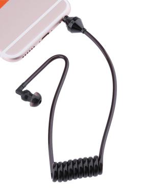 Monaural Headphone 3.5mm Wired Earpiece Air Tube Anti-radiat