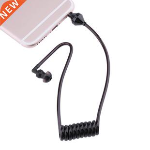 Monaural Headphone 3.5mm Wired Earpiece Air Tube Anti-radiat