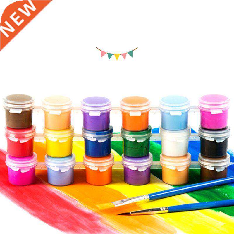 1 Set 3ml/5ml Hand-painted Acrylic Paint Children Safe Paint