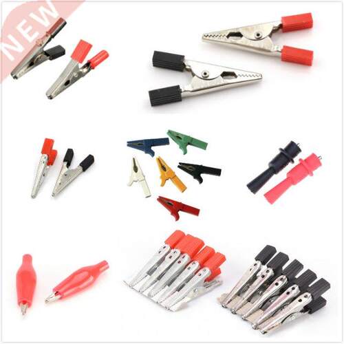 1/2/5/10Pcs Test Clips Stainless Steel Alligator Crocodile C