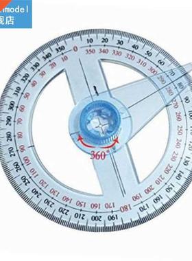 60° Plastic Degree Protractor Angle Edge Finder Measurin