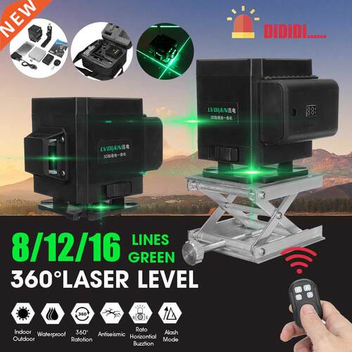 4D Level 8/12/16 Lines Laser Level 4D Level Self-Leveling