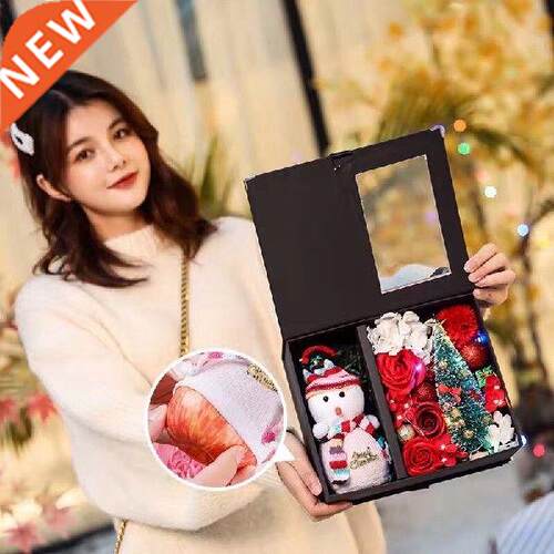 Real Love Rose Jewelry Box Holder Immortal Flowers Gift