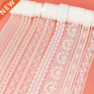 (5 yards/roll) white Lace ribbon fabric Webbing Decoration L