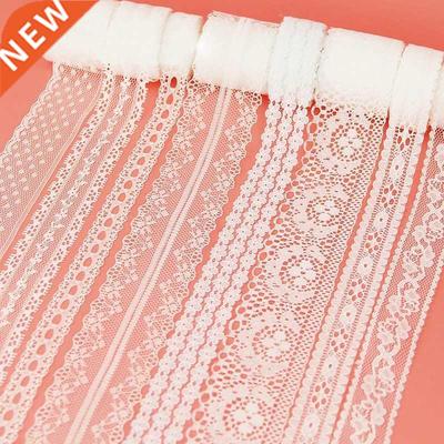 (5 yards/roll) white Lace ribbon fabric Webbing Decoration L