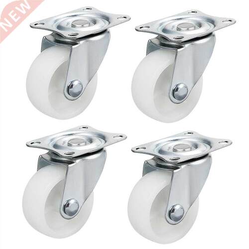 4PCS Caster Trolley Heavy Duty Rubber Wheel Swivel Caster Tr