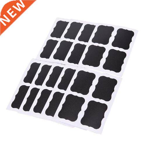 36Pcs Kitchen Jam Jar Stickers Label Blackboard Sticker Use