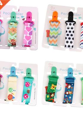 3 Pcs/Set Baby Pacifier Clips Pacifier Chain Dummy Clip Nipp
