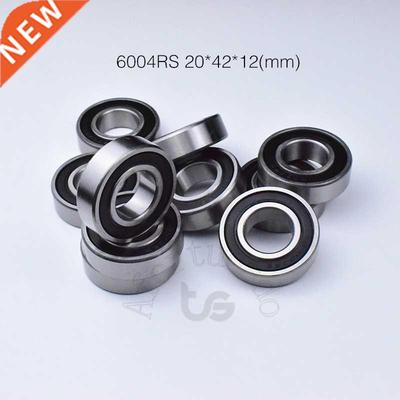 10pcs 6004RS 20*42*12(mm) chrome steel rubber Sealed High s