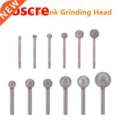 3/6mm Spherical Shank Durable Diamond Grinding Head For Jade