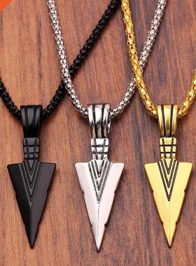 Men's Fashion Jewelry Black Gold Silver color Arrow