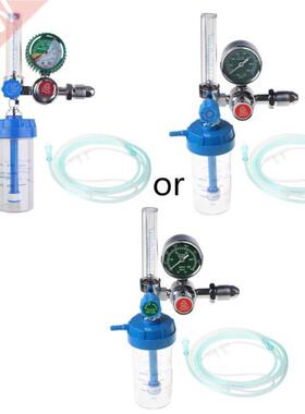 Oxygen Pressure Regulator O2 Pressure Reducer Gauge Meter Fl