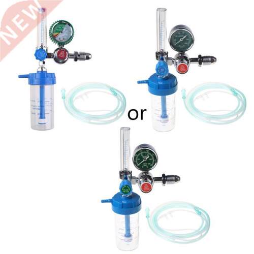 Oxygen Pressure Regulator O2 Pressure Reducer Gauge Meter Fl
