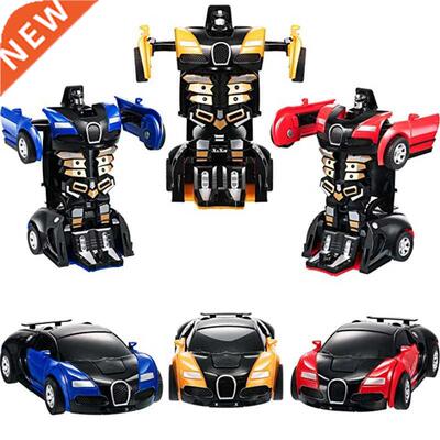 Transformation Mini 2 In 1 Car Robot Toy Anime Action Collis