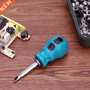 Double-Use Screwdriver Mini Repair Short Handle Slotted Remo