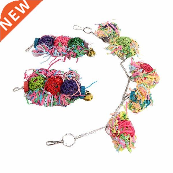 Parrots Foraging Ball Safe Bird Shredding Toy for Parakeets