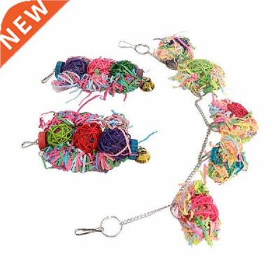 Parrots Foraging Ball Safe Bird Shredding Toy for Parakeets