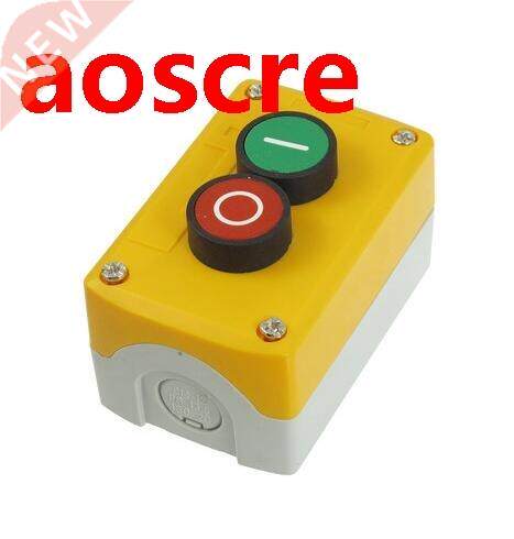 NC Red NO Green Flat Push Button Momentary 2 Switch Control