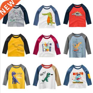 Kids Clothing T shirts Print Girls Boys Cotton Children Dino