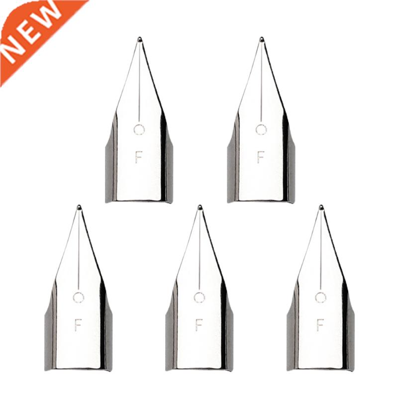 5PCS Straight Iridium Pen Nibs EF/F Pen Tip Replacement Fit
