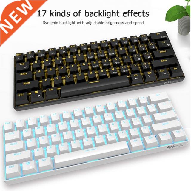 RK61 Wireless Mechanical Gaming Keyboards Slim 61 Keys RGB