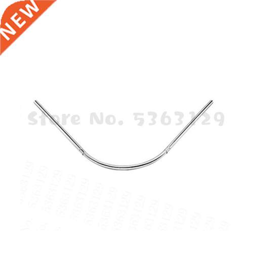 Extendable Corner Shower Curtain Rod Pole Black Stainless