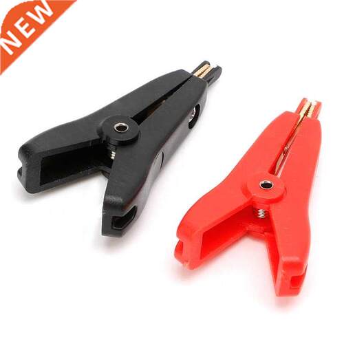 2PCS Copper Plated Gold Two-level test clip Four-Clamp LCR K