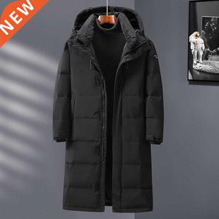 Fashion Winter Down Jackets Men Hooded Thicken Warm Men's Wh