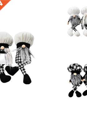 Buffalo Plad Gnome Fgurne, Holday Tme Gnome Plush Colle
